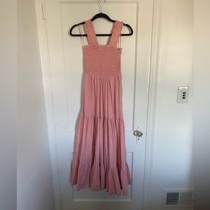 Abercrombie pink maxi nap dress